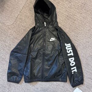 New - Nike Black Jacket with Hood - Nike Repel